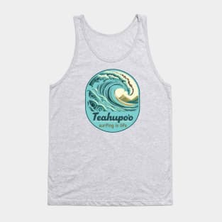 Teahupo'o Tahiti, French Polynesia Surfing is Life Waves Tank Top